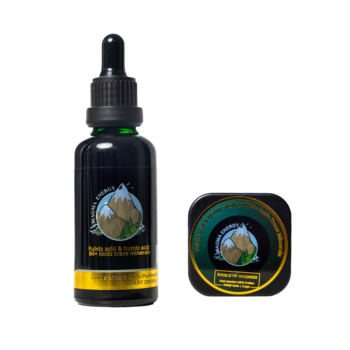 Shilajit Liquid 50ml + Resin 6.5g Bundle | Magma Energy Australia